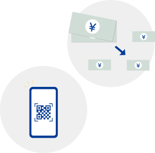 初期費用の分割払いOK!お支払いはQRコードで